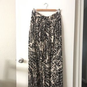 Fern Print Maxi Skirt